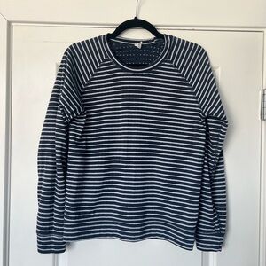 Striped Navy and White Sweater